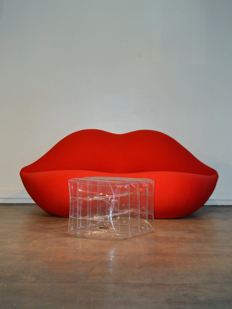 1980's Gufram Bocca Lips Sofa by Studio 65 For Sale at 1stDibs