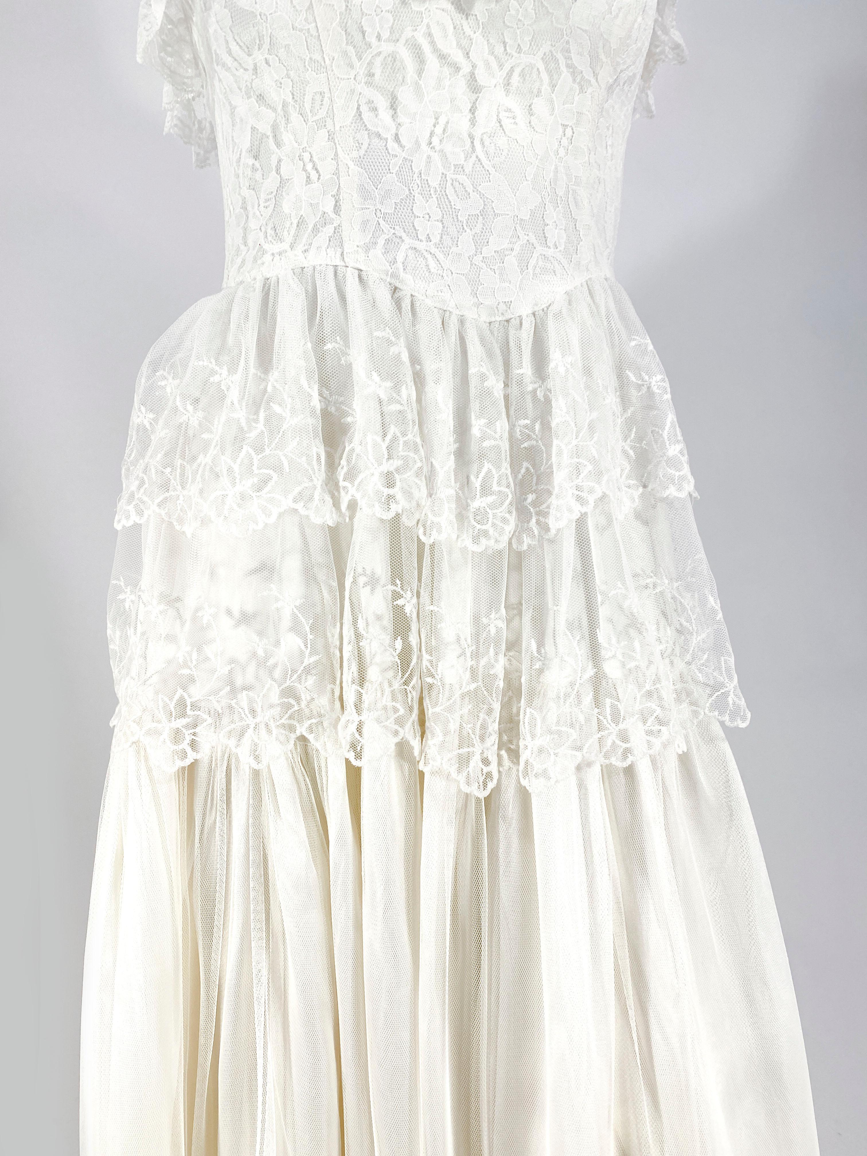 gunne sax white dress