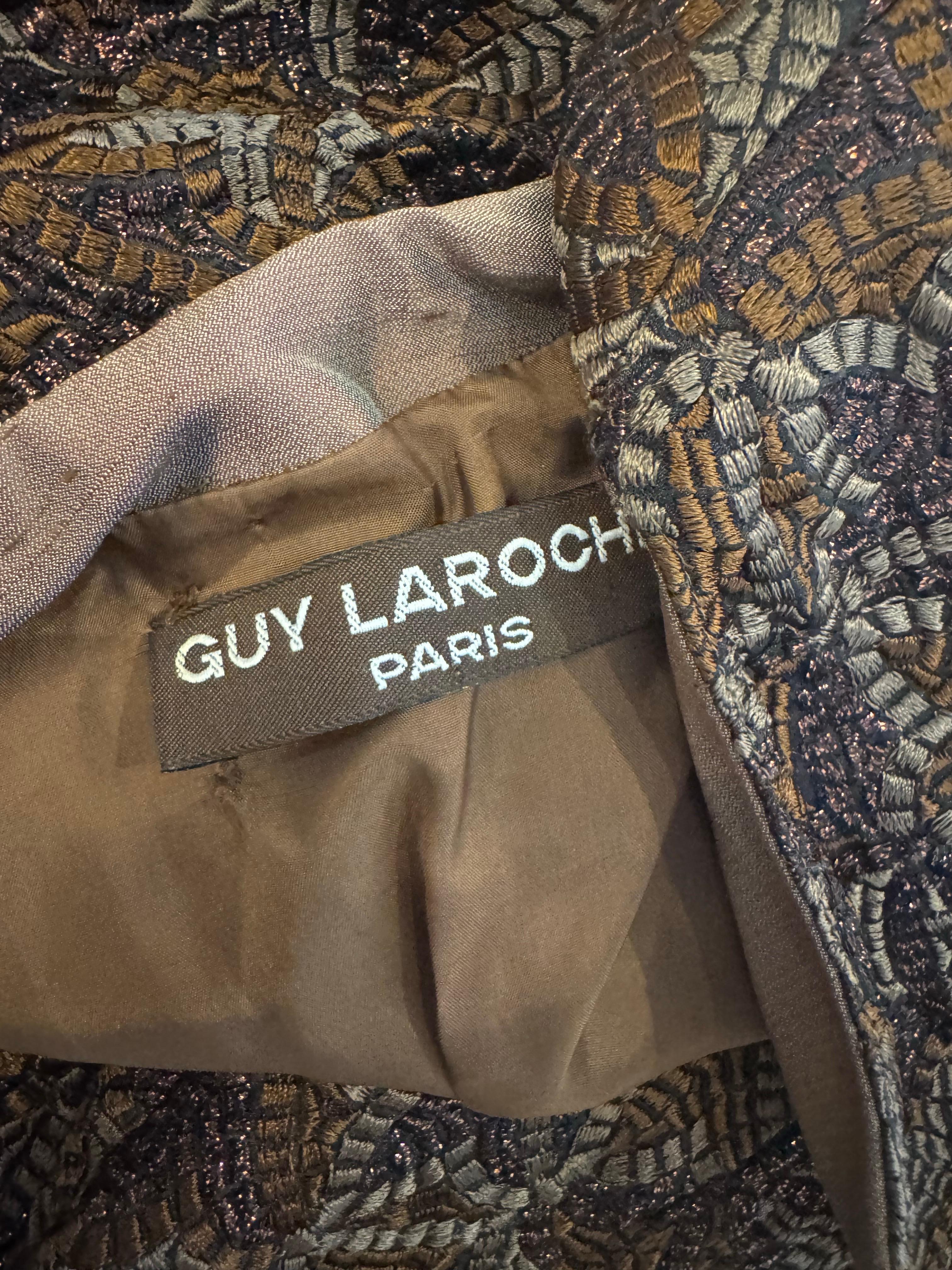 1980er Guy Laroche Rockanzug im Angebot 5