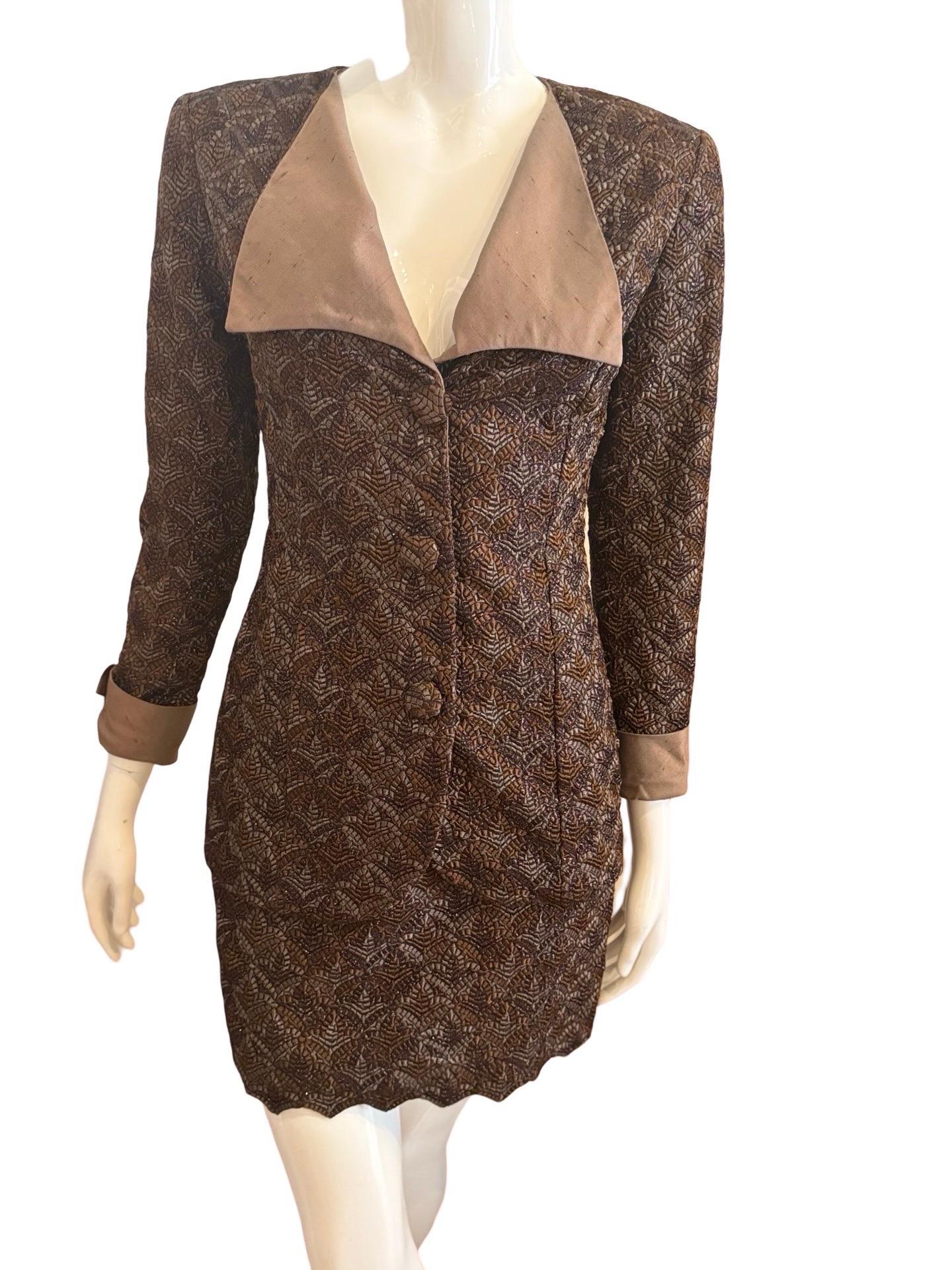 1980er Guy Laroche Rockanzug im Angebot 3