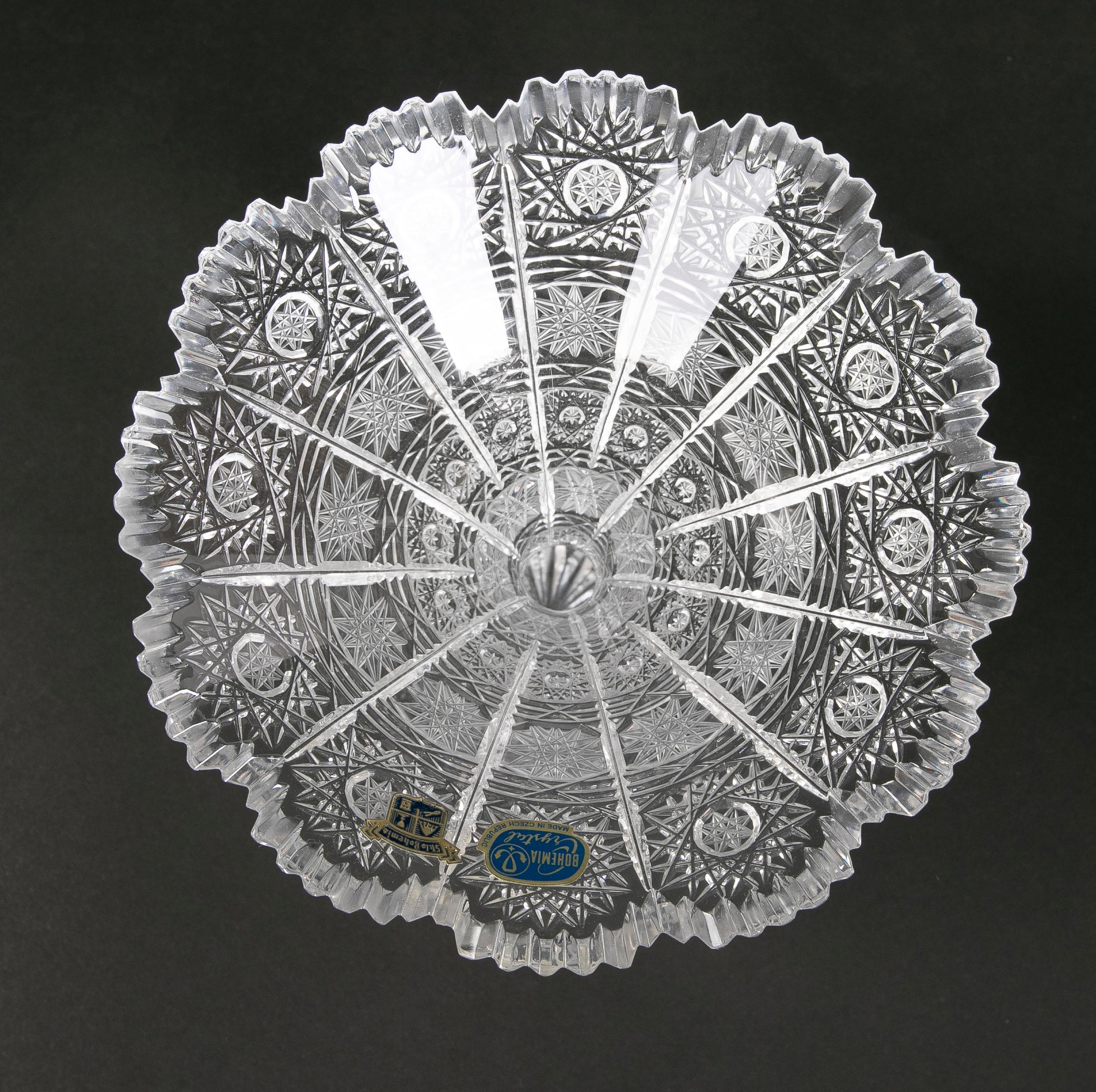 vase bohemia crystal