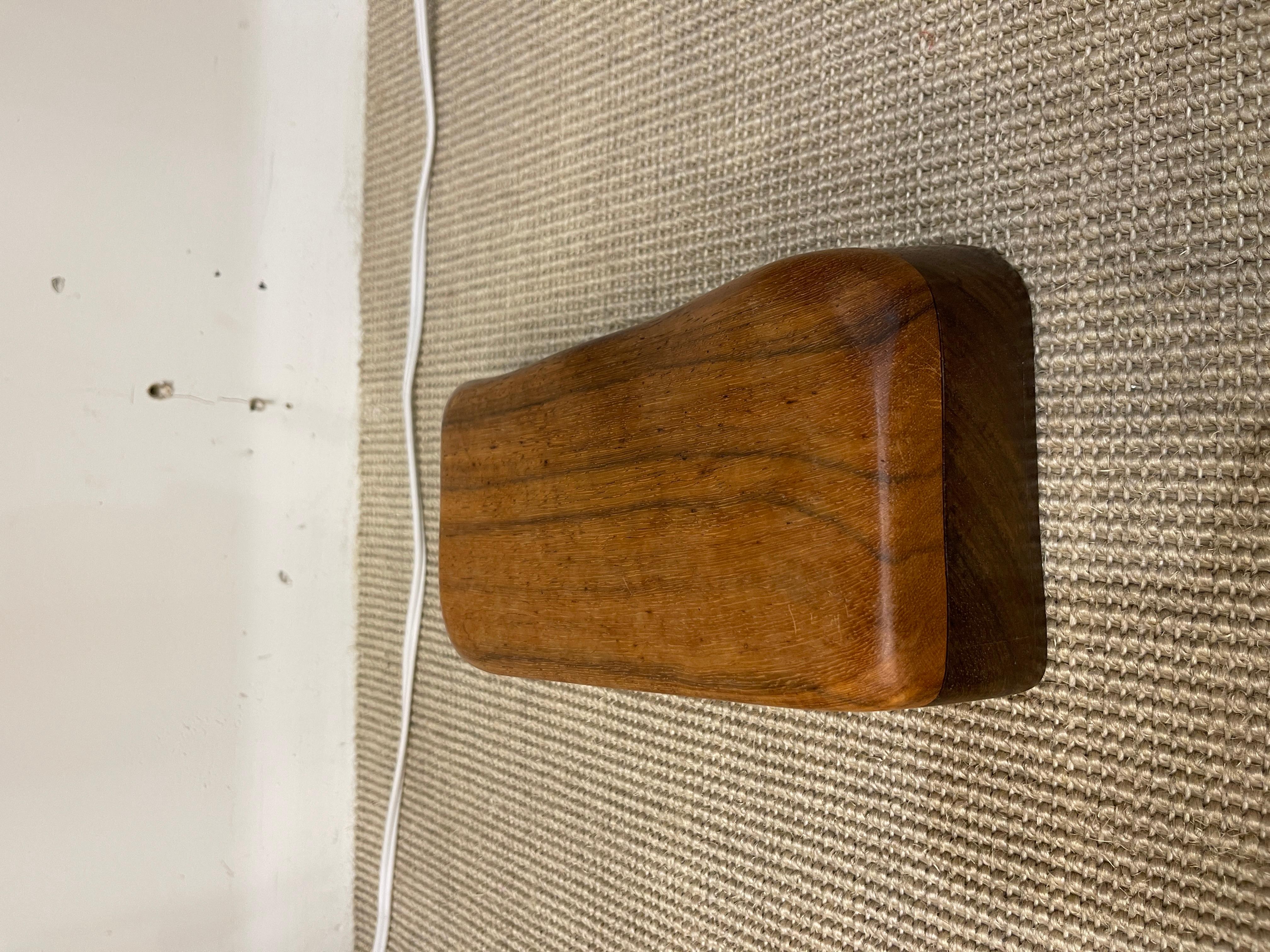 Americano Scatola decorativa in legno di John Pollock, realizzata a mano nel 1980 in vendita