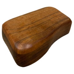 Caja de madera decorativa artesanal de los años 80 byJohn Pollock