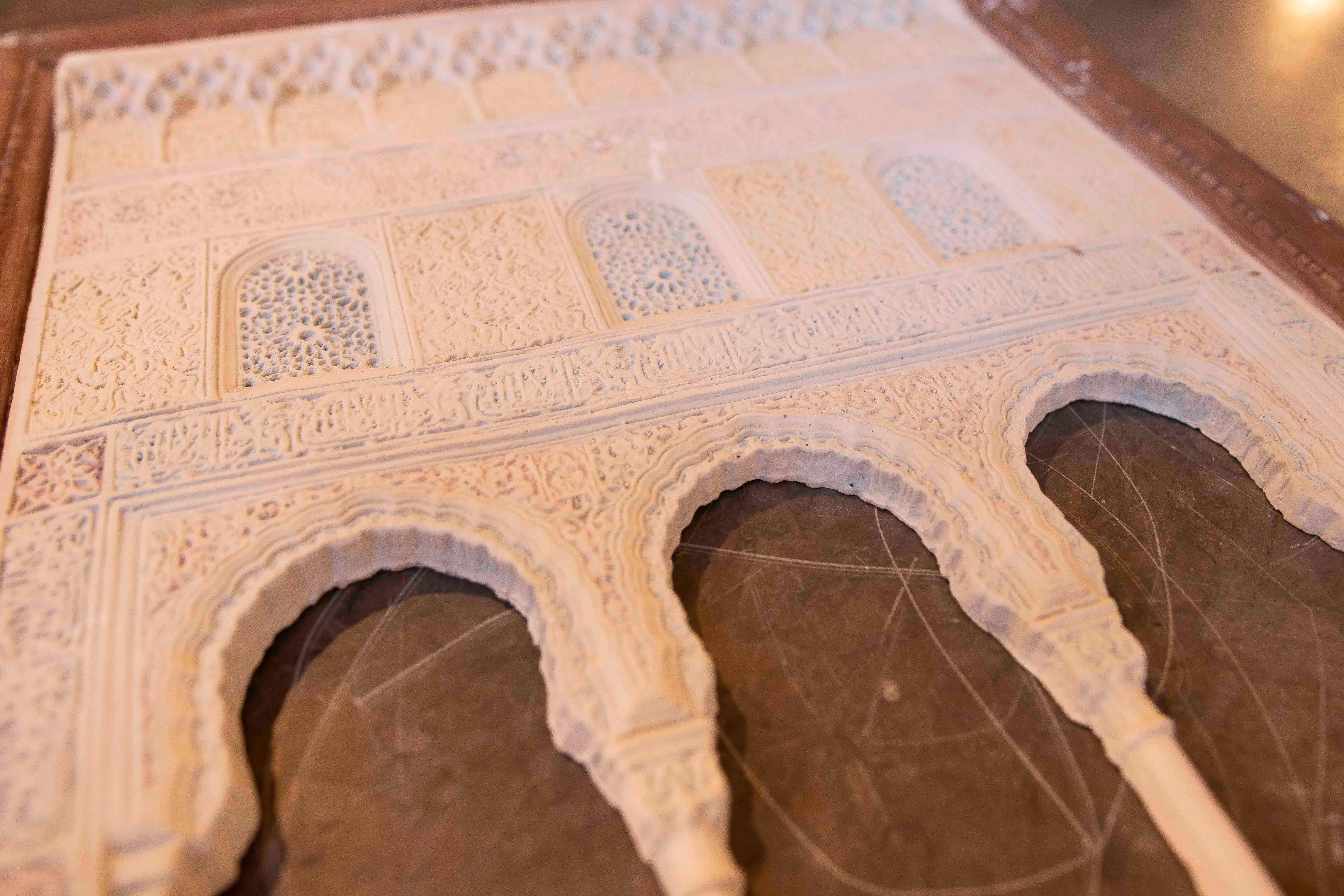 Maquette d'architecture de l'Alhambra réalisée à la main dans les années 1980 en vente 1
