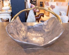 1980er Jahre Handgefertigter David Marshall Holzbrenner aus Metall mit Messinggriffen