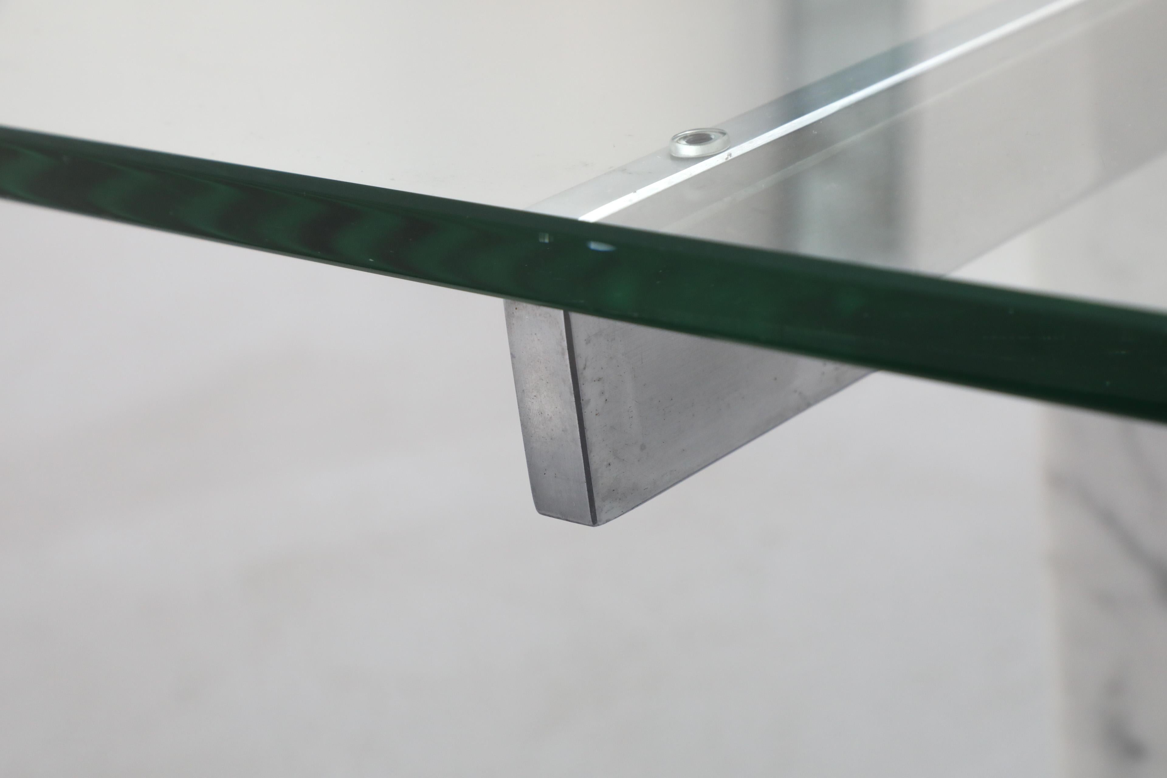 Mesa baja de mármol de Carrara y cristal 'KW-1' de Hank Kwint para Metaform, años 80 en venta 6
