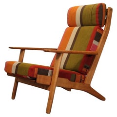 1980s Hans J. Wegner GE 290 Armchair in Oak for Getama, Denmark