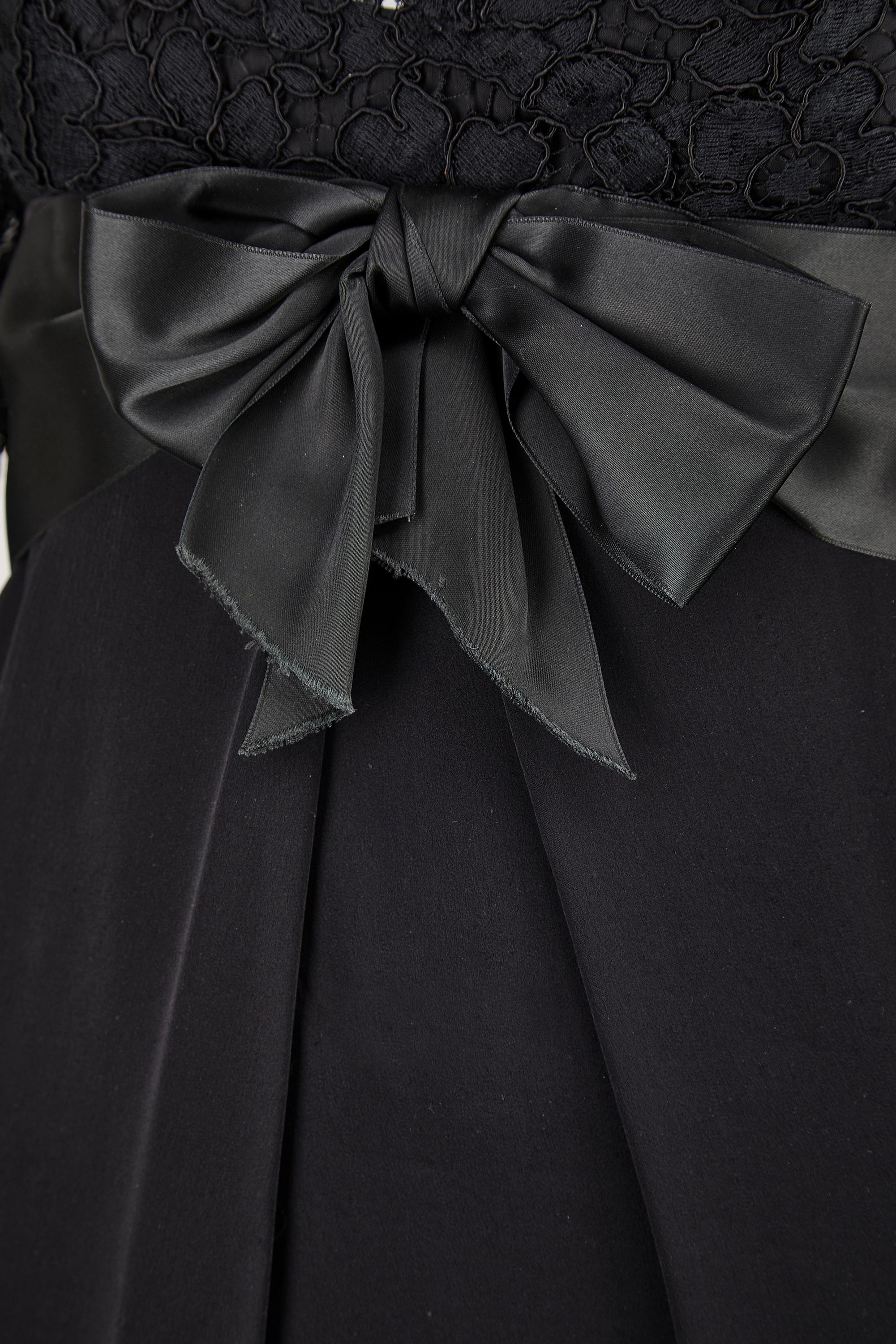Robe de cocktail Hardy Amies Couture des années 1980 Excellent état - En vente à London, GB