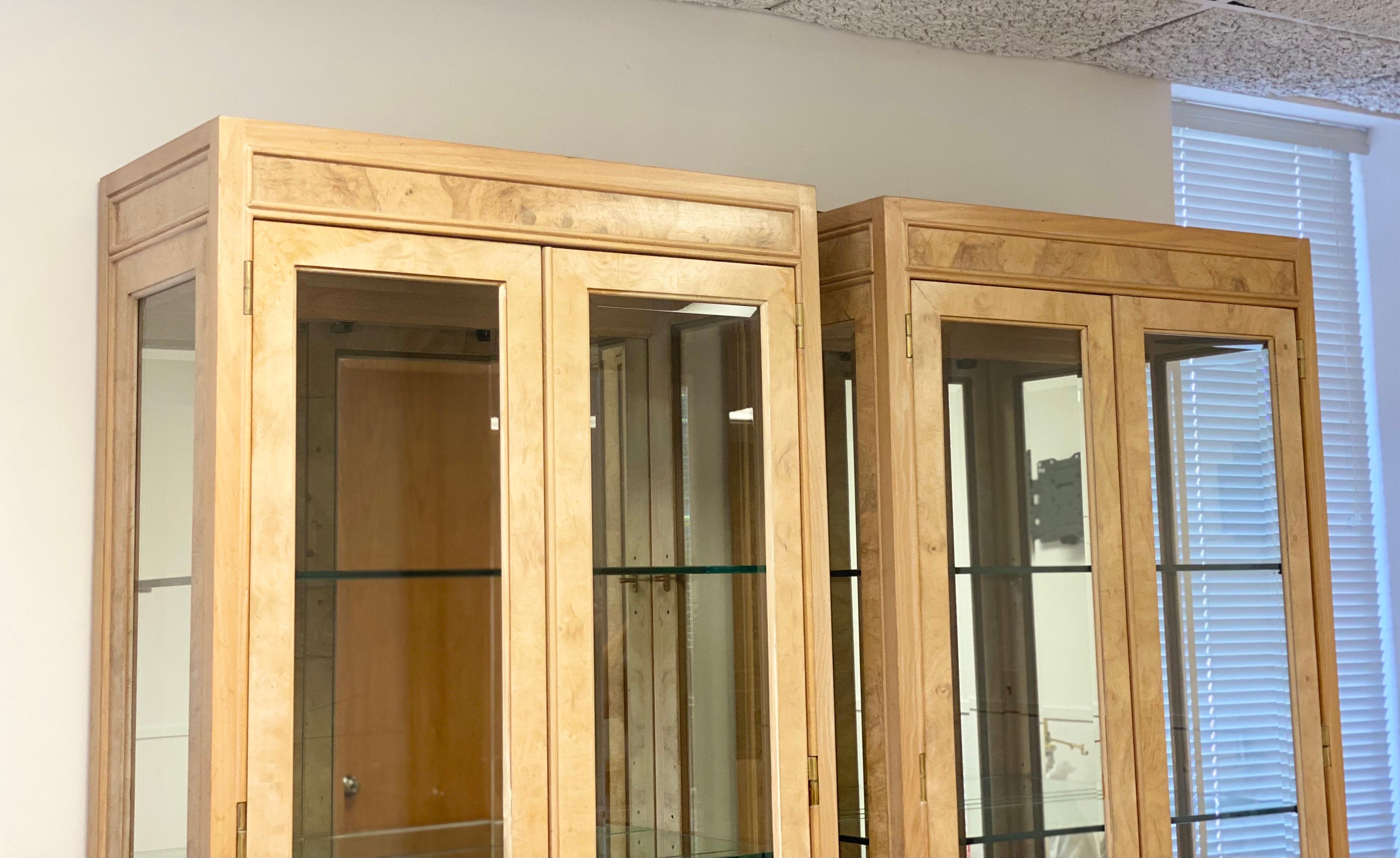 wooden show glass