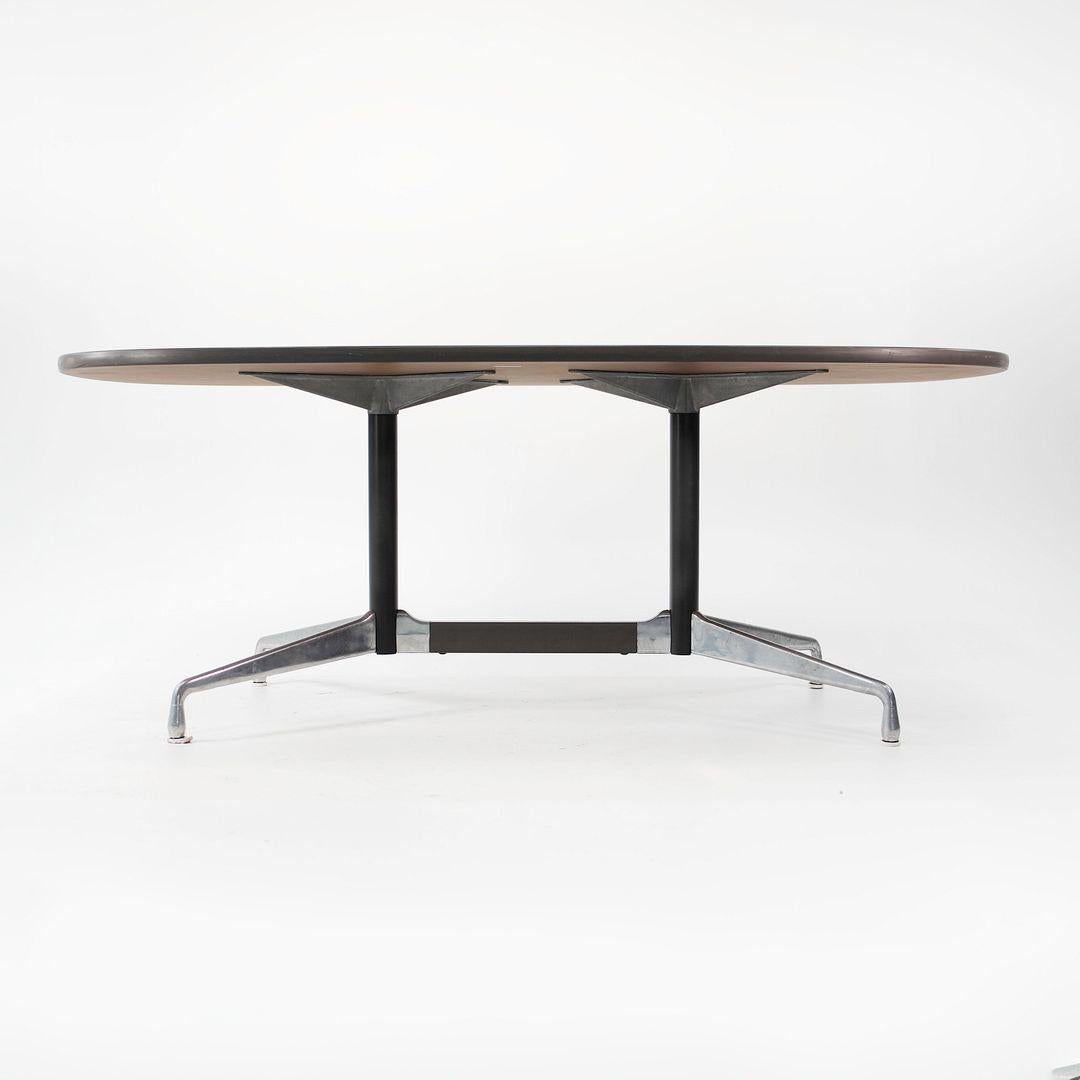 American 1980s Herman Miller ET151 Eames Segmented Aluminum Group Dining Table For Sale