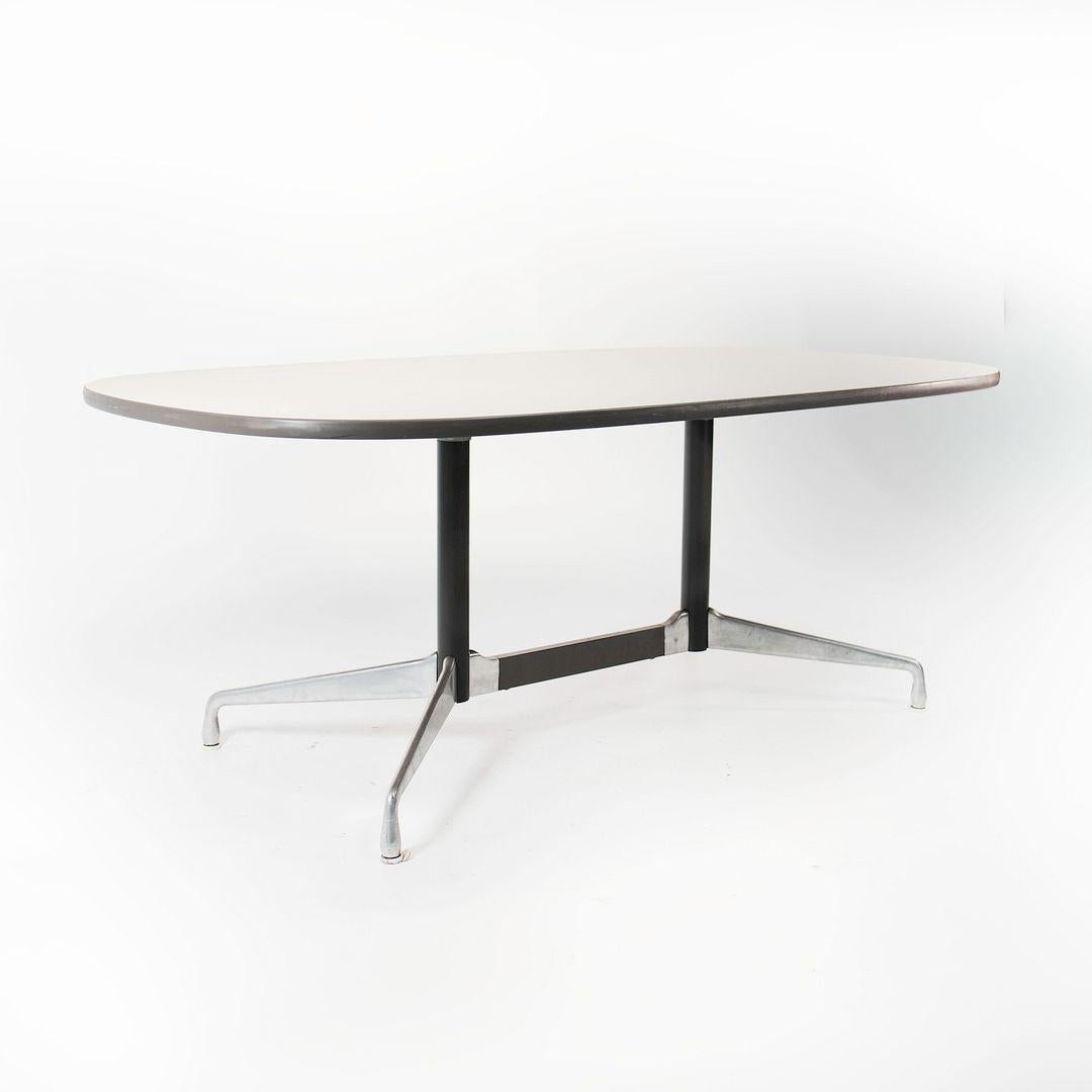 Late 20th Century 1980s Herman Miller ET151 Eames Segmented Aluminum Group Dining Table For Sale