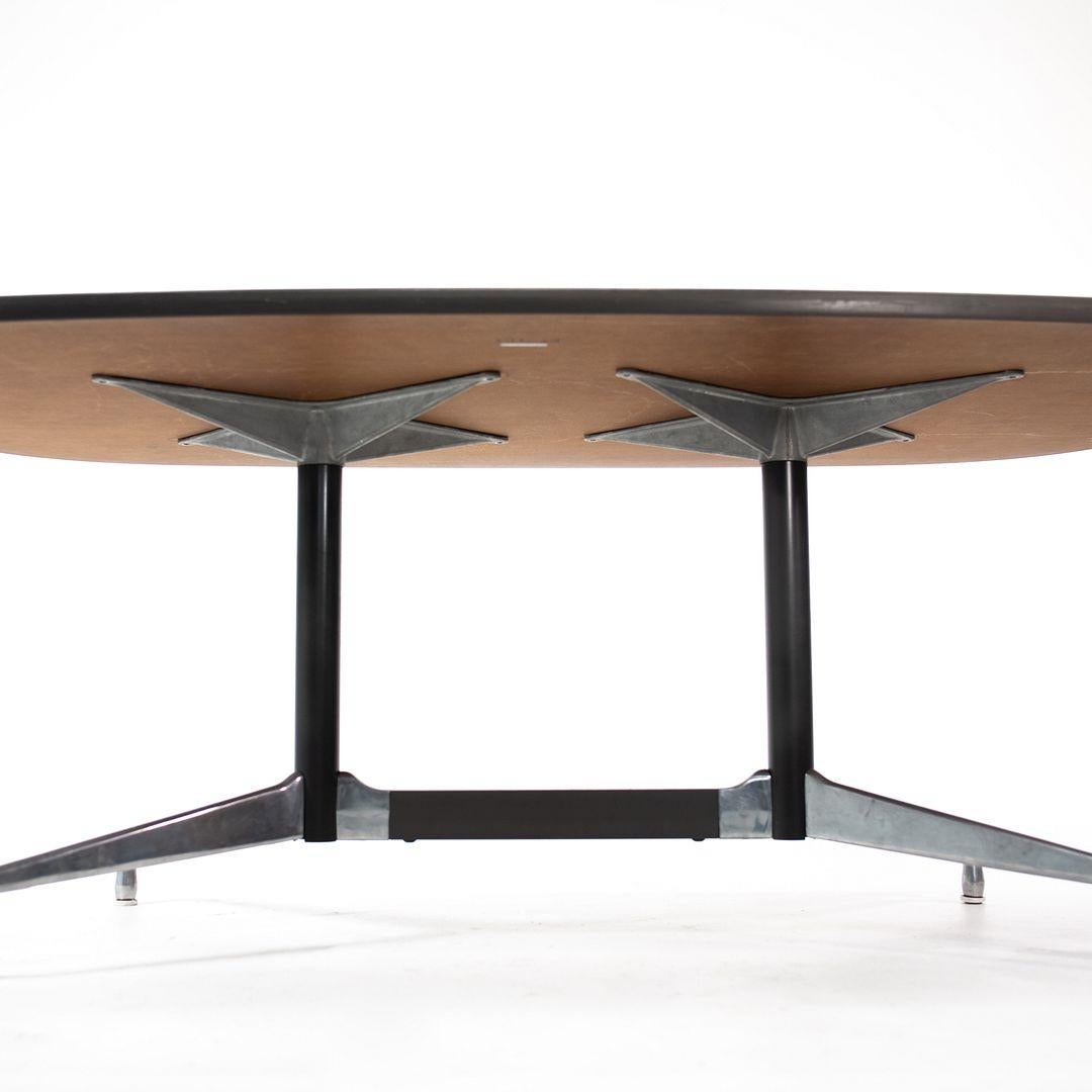 1980s Herman Miller ET151 Eames Segmented Aluminum Group Dining Table For Sale 1