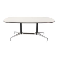 1980s Herman Miller ET151 Eames Segmented Aluminum Group Dining Table