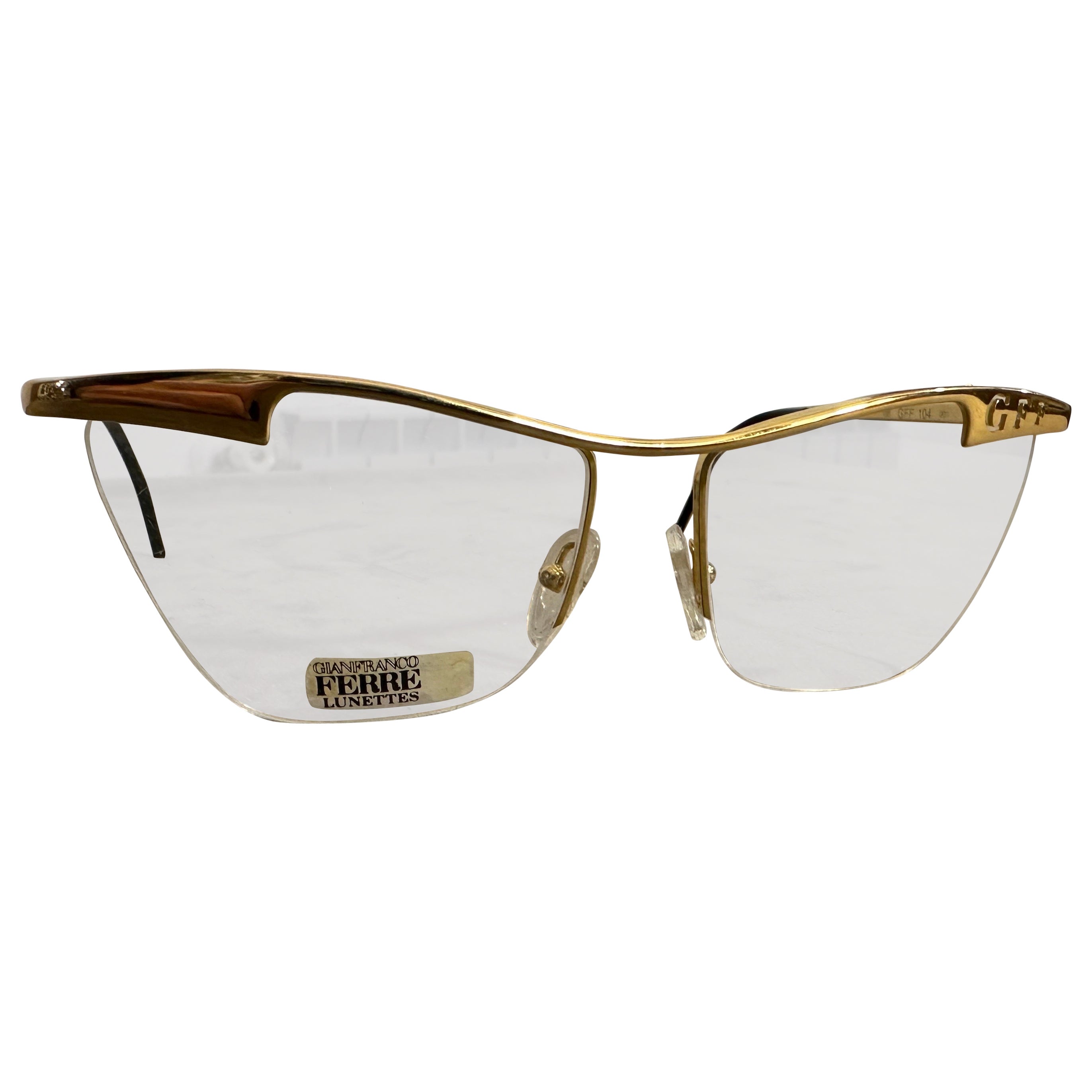 Gafas de sol italianas vintage de alta calidad de los años 80, de Gianfranco Ferrè en venta