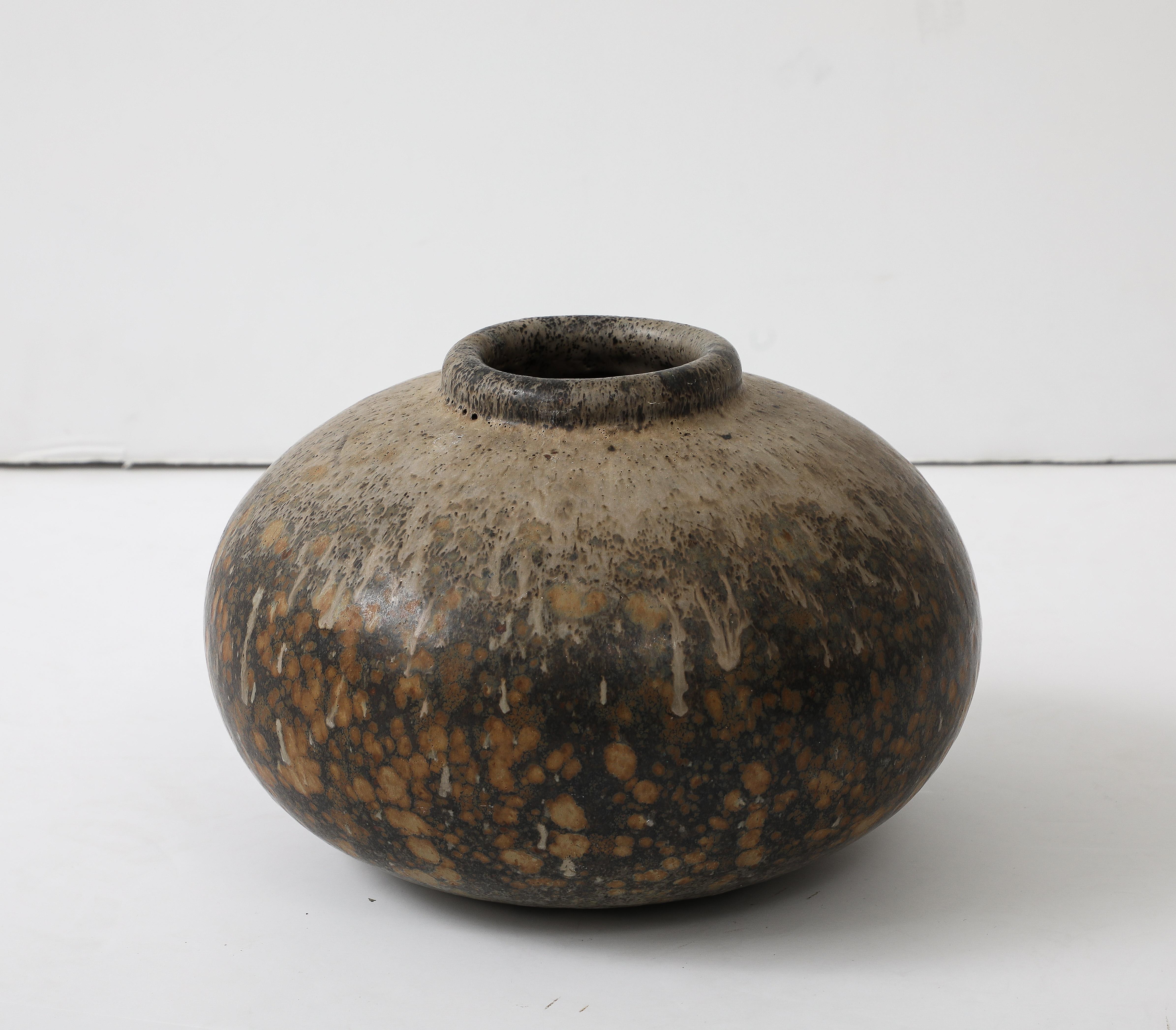 1980's Hiroshi Nakayama Modernist Pottery Vase 1