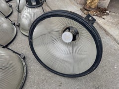 1980s  Holophane Industrial Lights 5 Available,  classic factory lighting