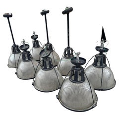 1980s  Holophane Industrial Lights 5 Available,  classic factory lighting