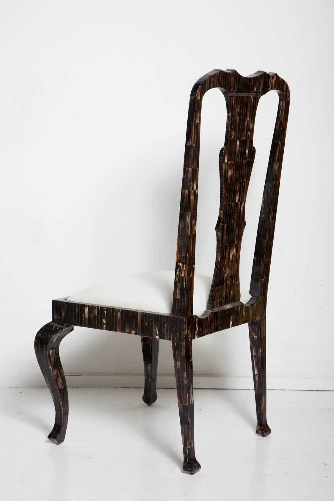 Anglo Raj 1980s Horn Chair by Enrique Garces