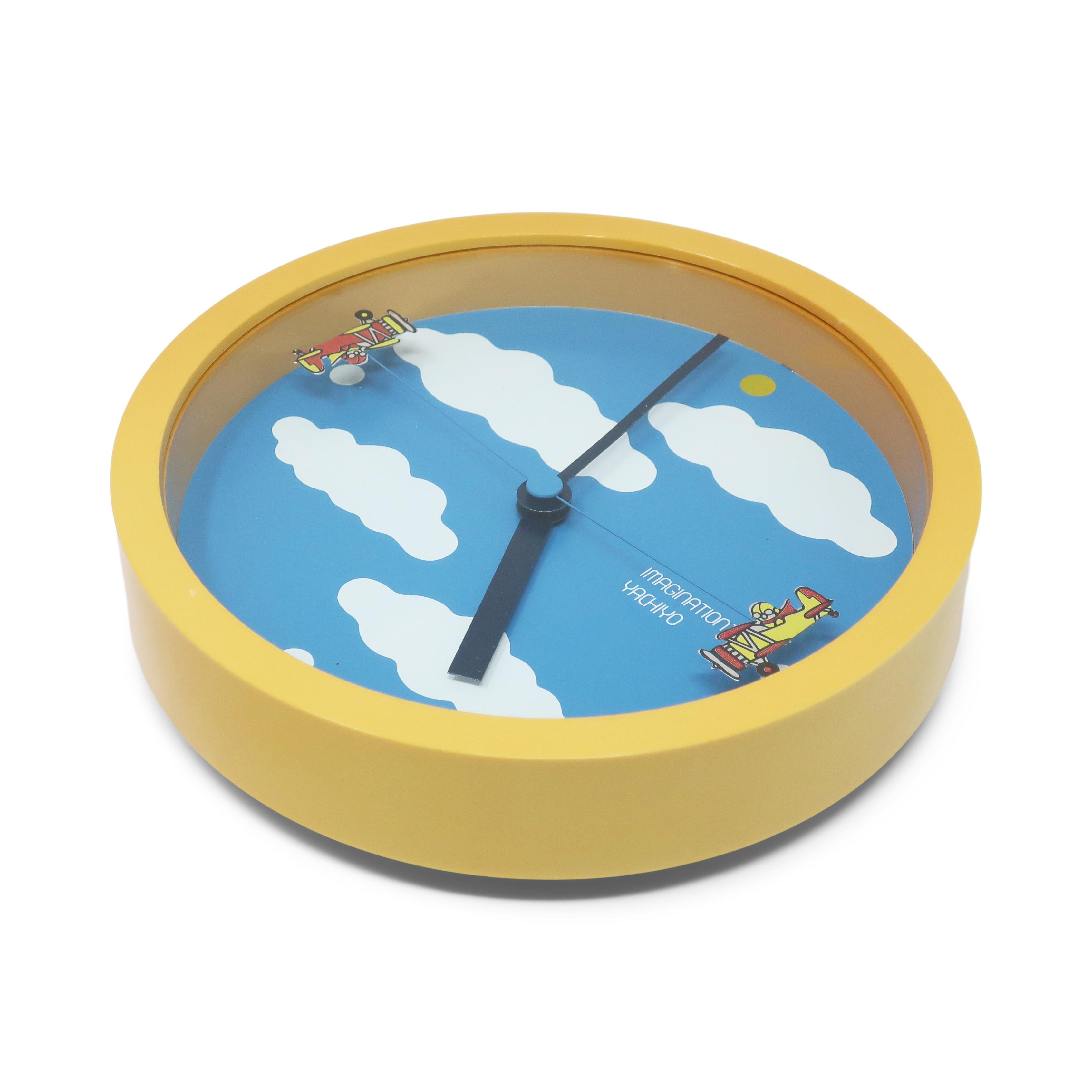 1980s Imagination II Airplane Clock by Ko Mizuyama for Yachiyo In Good Condition For Sale In Brooklyn, NY
