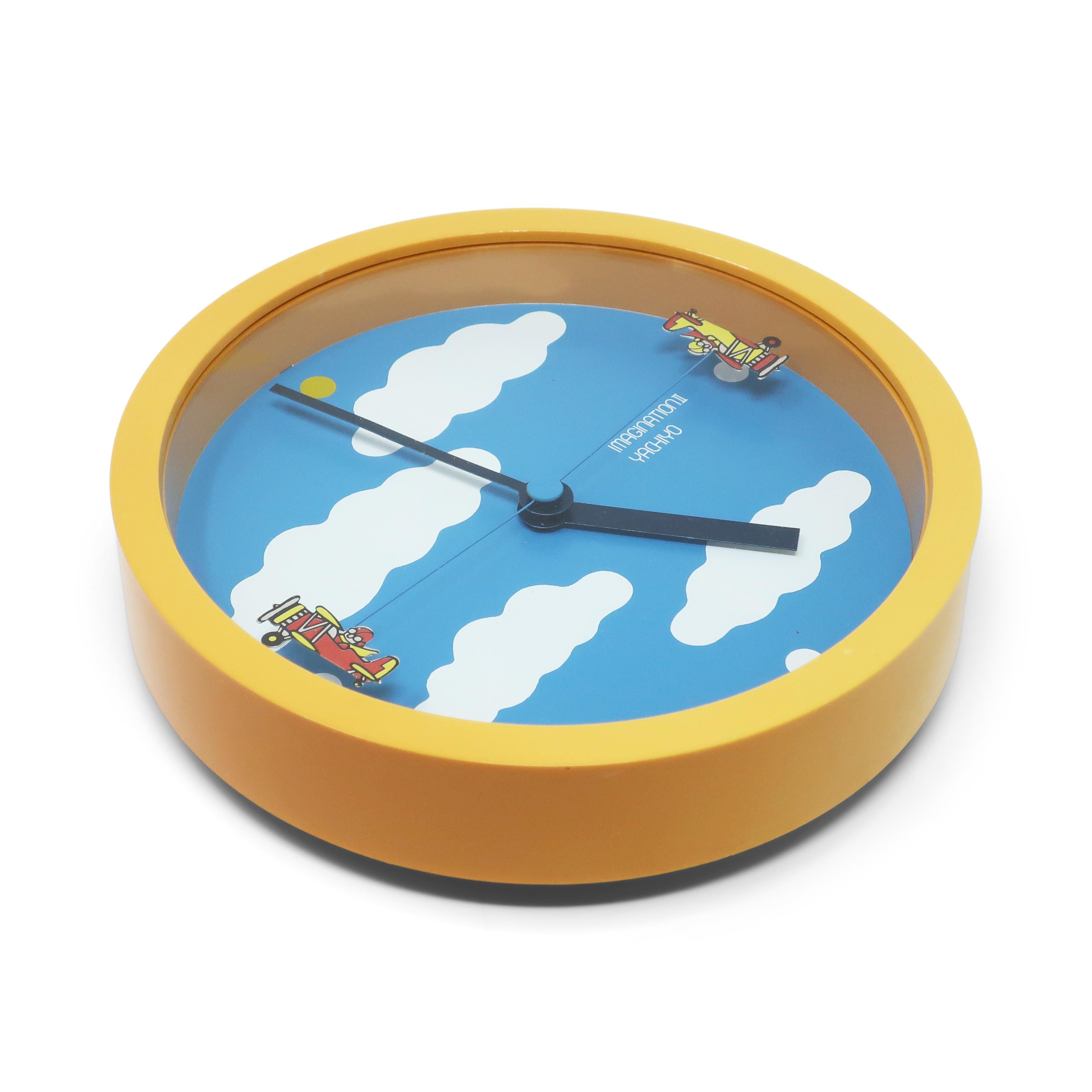 20th Century 1980s Imagination II Airplane Clock by Ko Mizuyama for Yachiyo For Sale