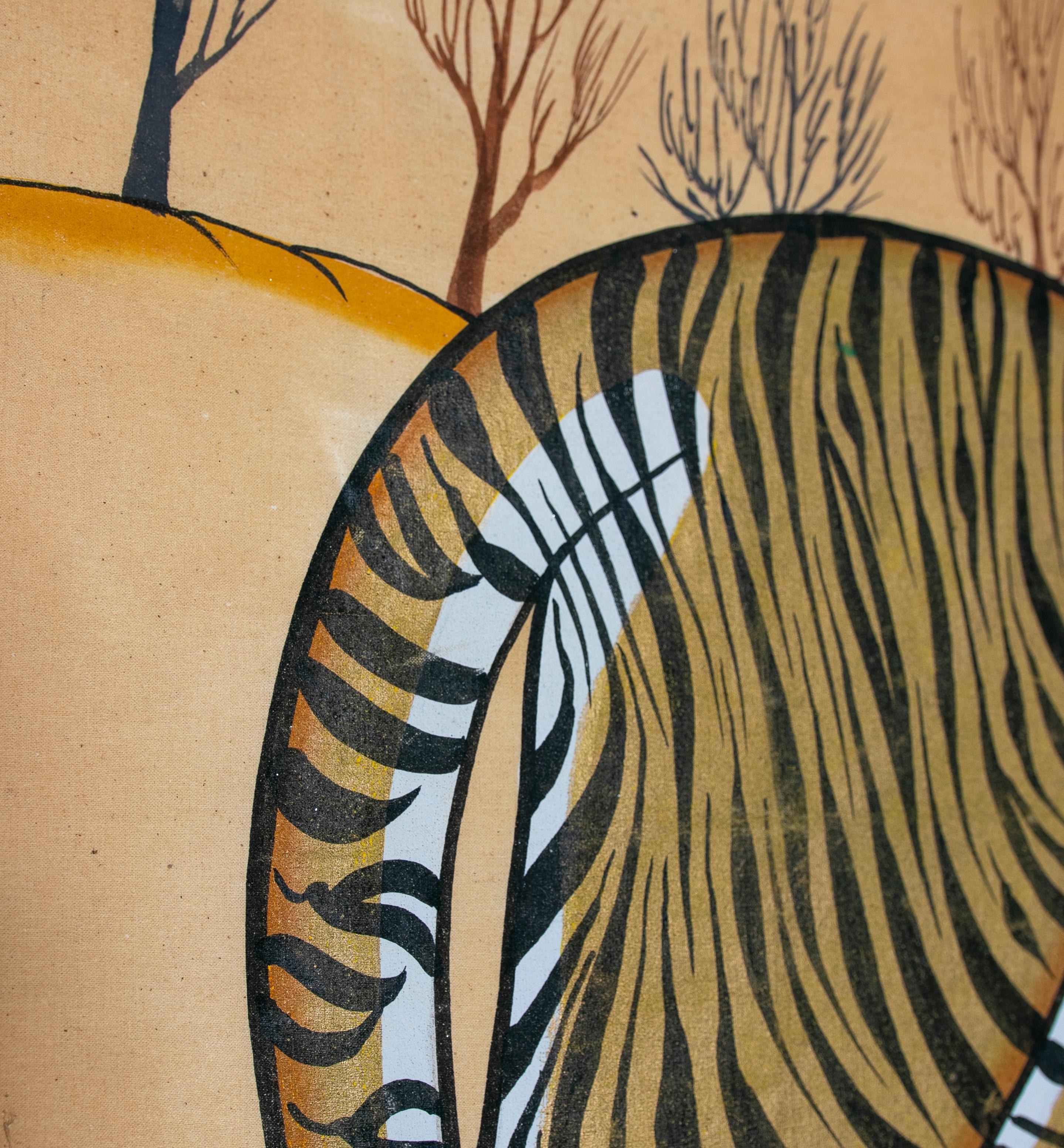 indian hand painting
