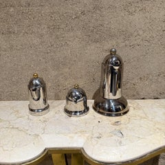 1980s Inoxpran Italian Coffee Moka Pot Creamer Sugar Set