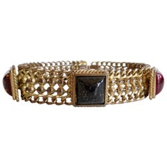 Isabel Canovas 1980s Gripoix Multi-Chain Choker