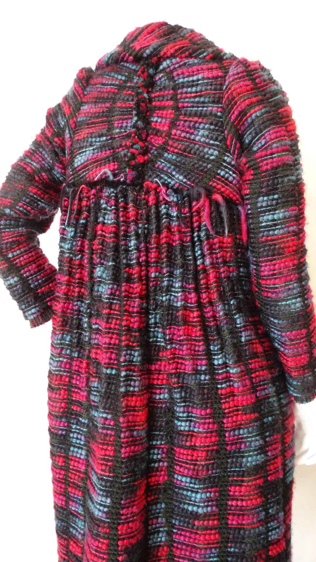 1980s Isabel Toledo Handwoven Silk Coat  5