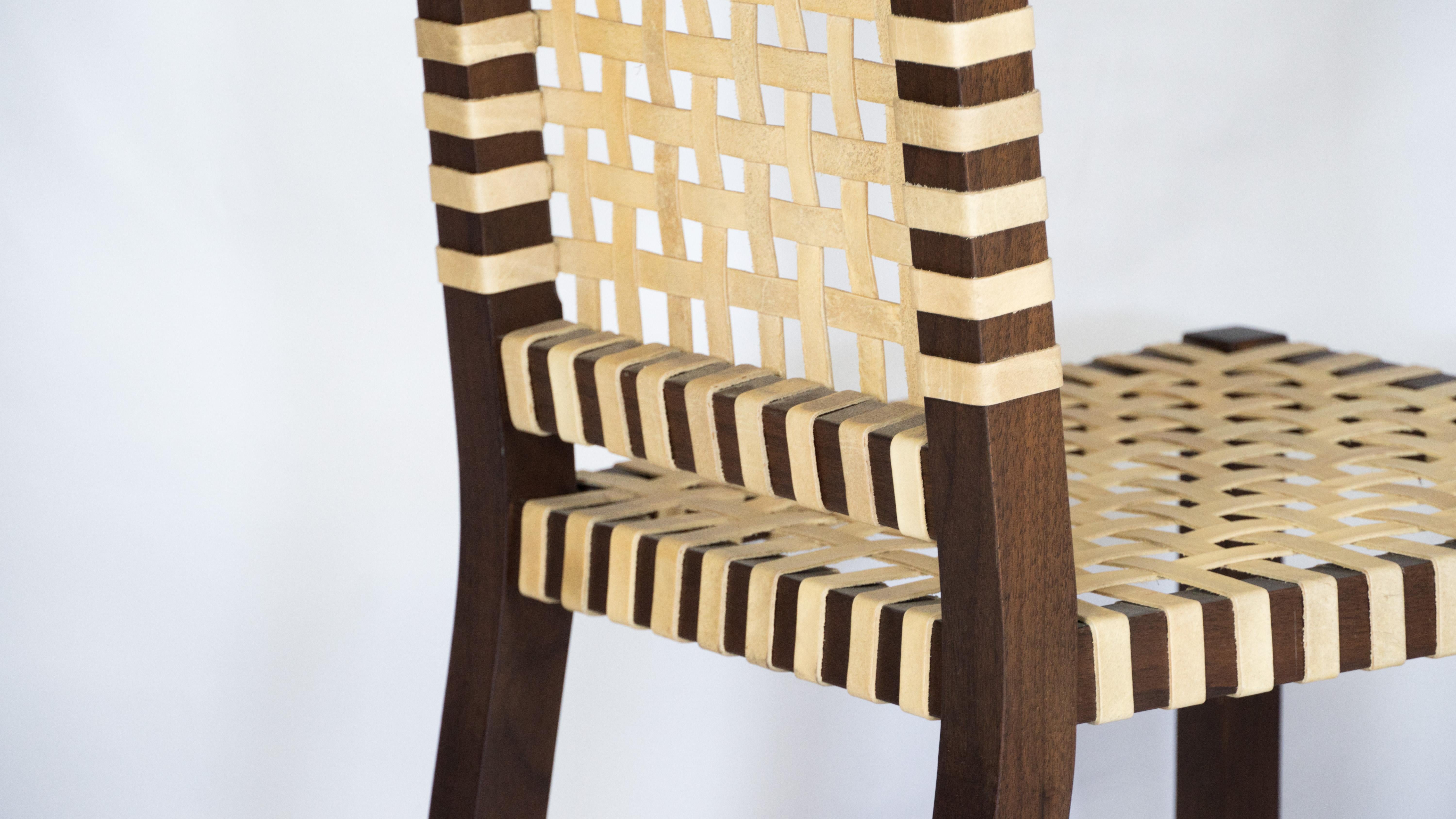 1980s Italian Architectural Otto 121' High Back Chairs by Paola Navone for Gerva For Sale 2