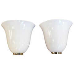 Vintage 1980s Italian Blown Glass Sconces by Illuminating Experiences