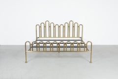 1980s Italian Brass "Margherita" Bed by Ales Arredi