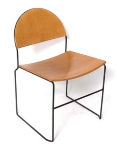 1980s Italian Dining Chairs by SuperStudio Set of 8 Mid Century Modern Franny