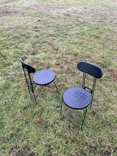 1980s Italian Folding “Cricket” Chairs by Andries Van Onck