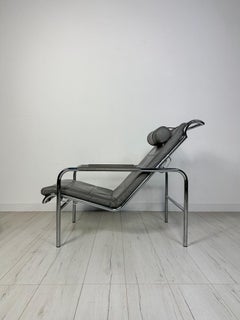 1980s Italian Genni Lounge Chair with Ottoman by Gabriele Mucchi for Zanotta
