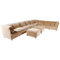 Modular Sofa and Ottomans for Cassina