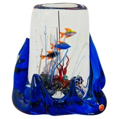 Contemporary Chinese Glass Fish Aquarium in the style of Glass Studio Murano