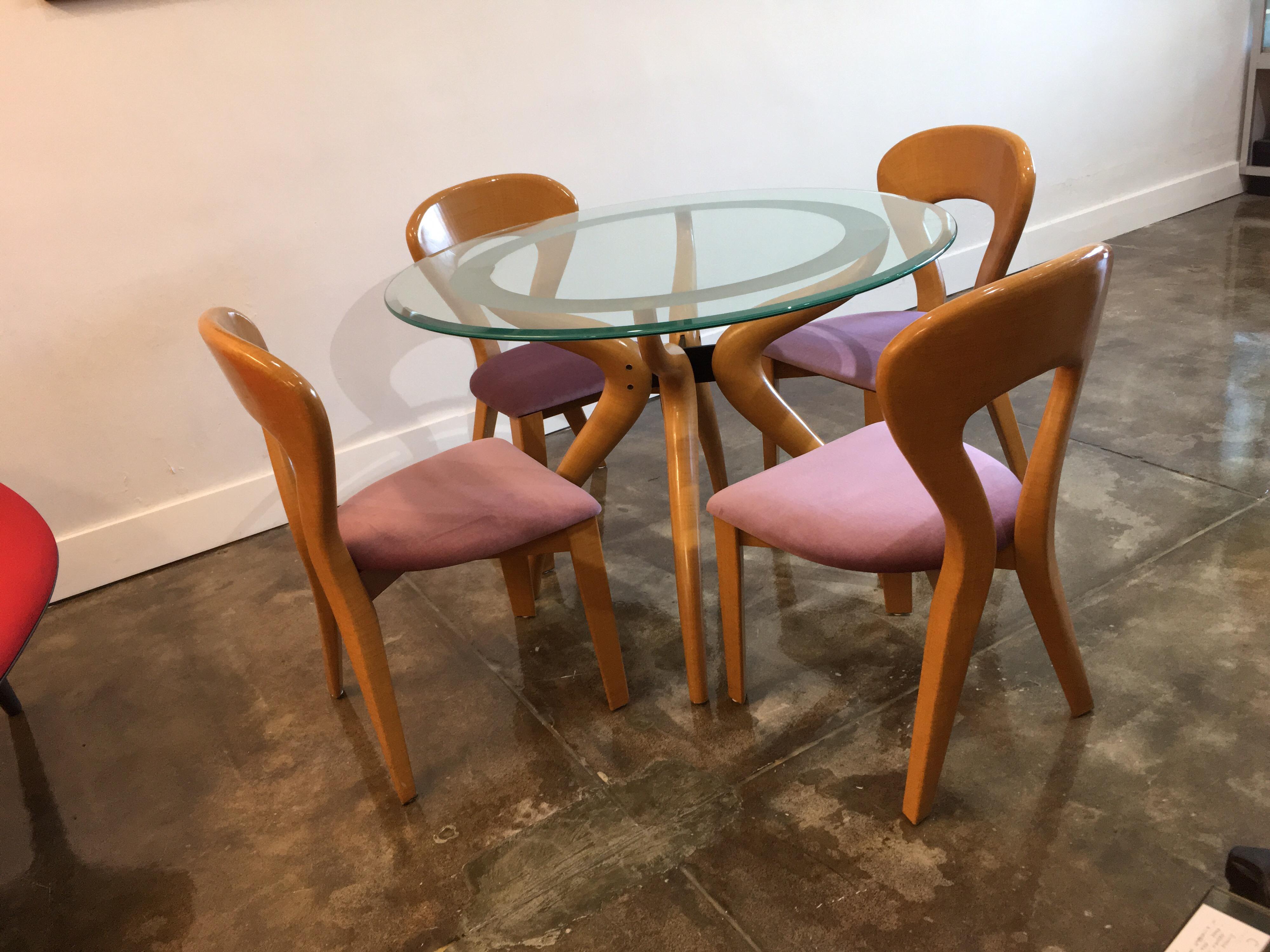 1980s Italian Sculptural Dining Suite In Good Condition For Sale In Melbourne, AU