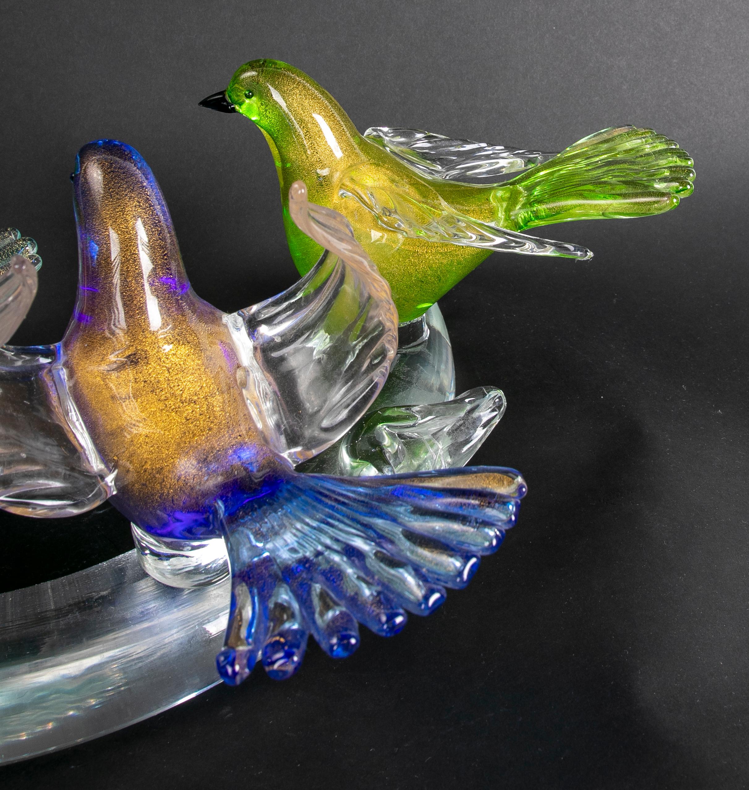 murano glass birds value