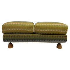 Otomana tapizada italiana de los años 80 por Brunati