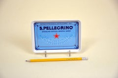 1980s Italian Vintage Plastic San Pellegrino Mineral Water Little Tray