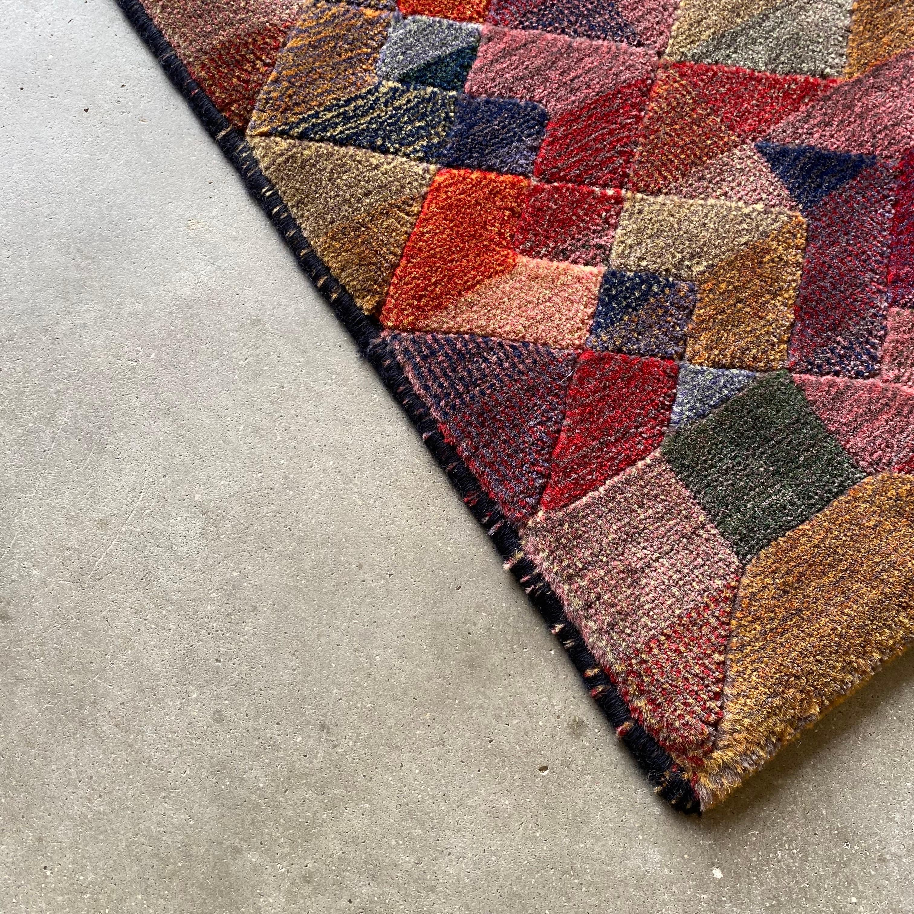 1980s Italian Woven Pure Wool 