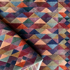 1980s Italian Woven Pure Wool "Luxor" Rug Ottavio Missoni for T&J Vestor