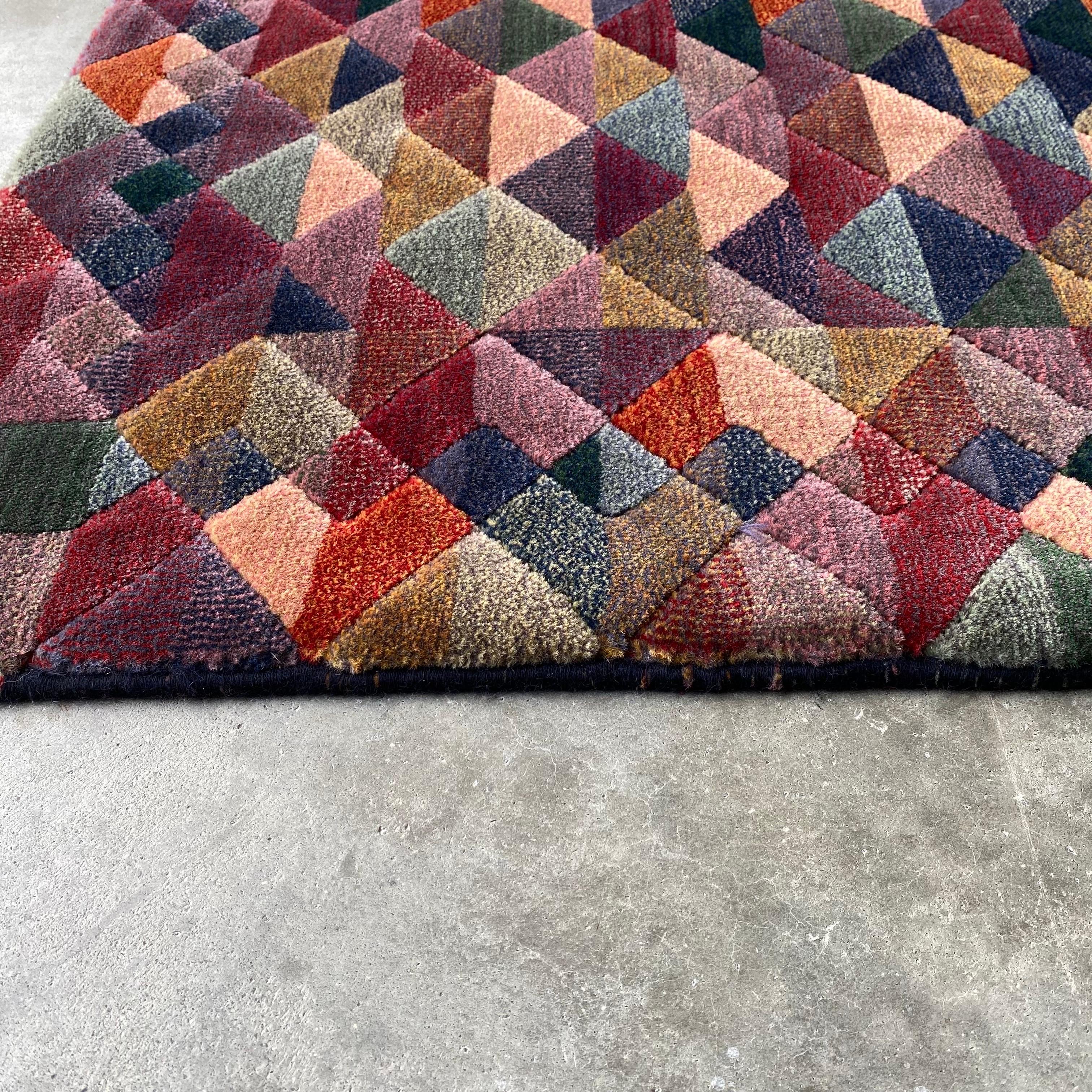 1980s Italian Woven Pure Wool 