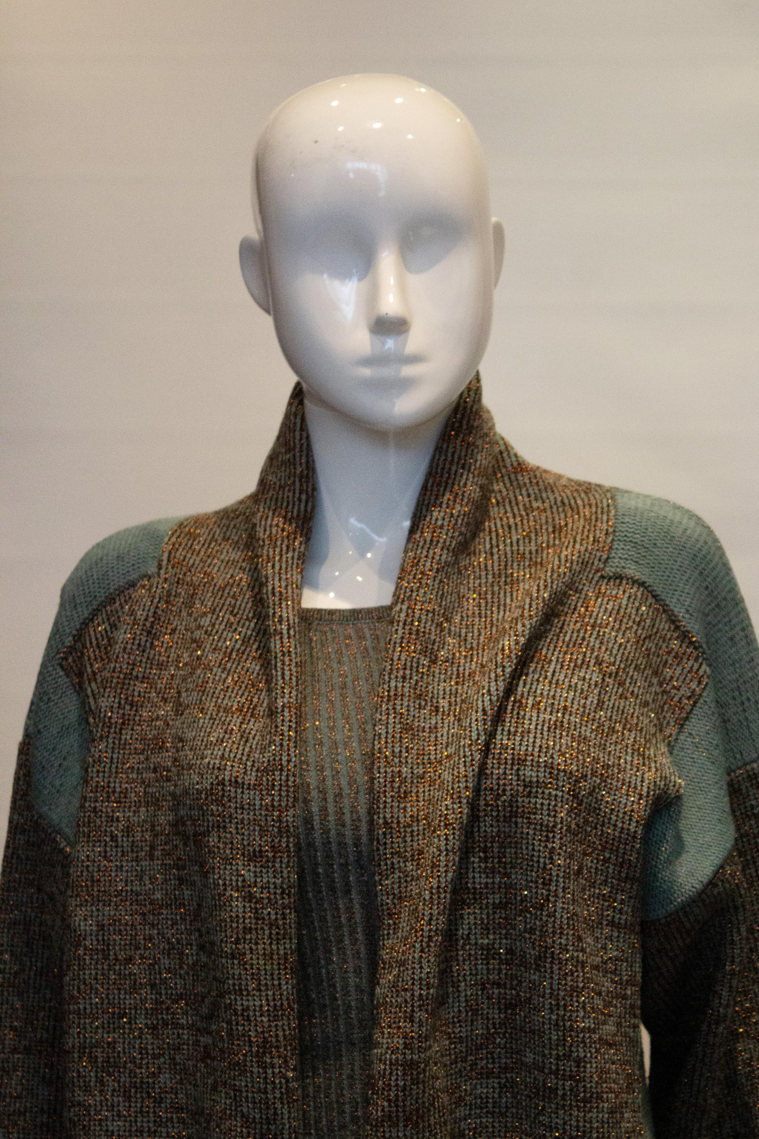 1980s Jean Paul Gaultier for Equator Knitted Dress and Jacket In Good Condition In London, GB
