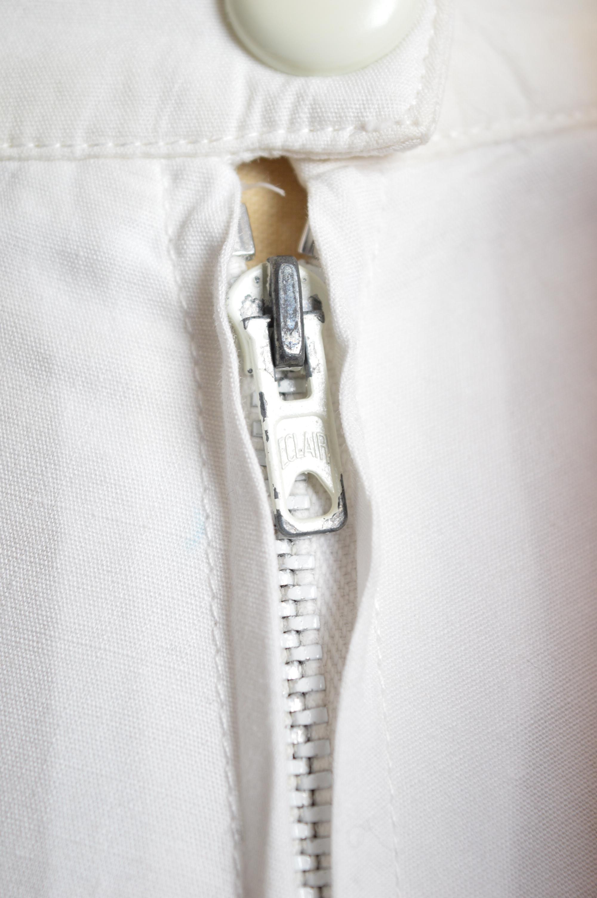 1980s Jean Remy Daumas White cotton Parachute drape Avant Guard midi long skirt en vente 9