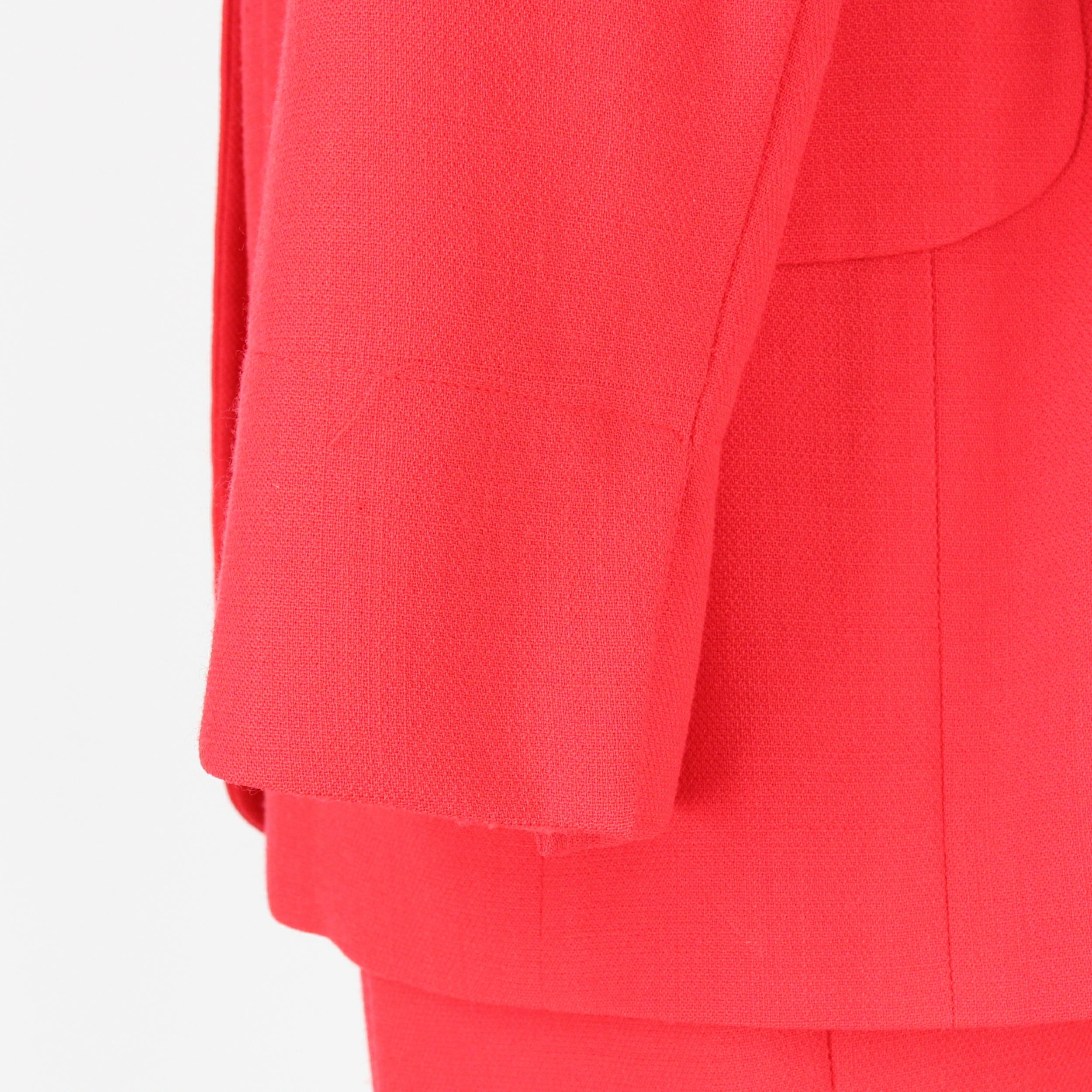 1980s Jil Sander Red Suit 4