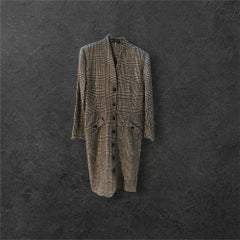 1980s Joe Colombo Glen Plaid Tailored Wool Jacket