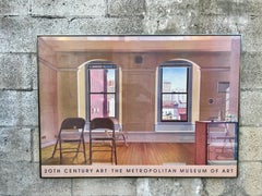 1980's John Moore "Thursday" Metropolitan Museum Of Art Exhibition Framed Poster