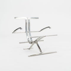 1980s John Portman Prototype Lounge Chair for Gratz Industries in Polished Steel