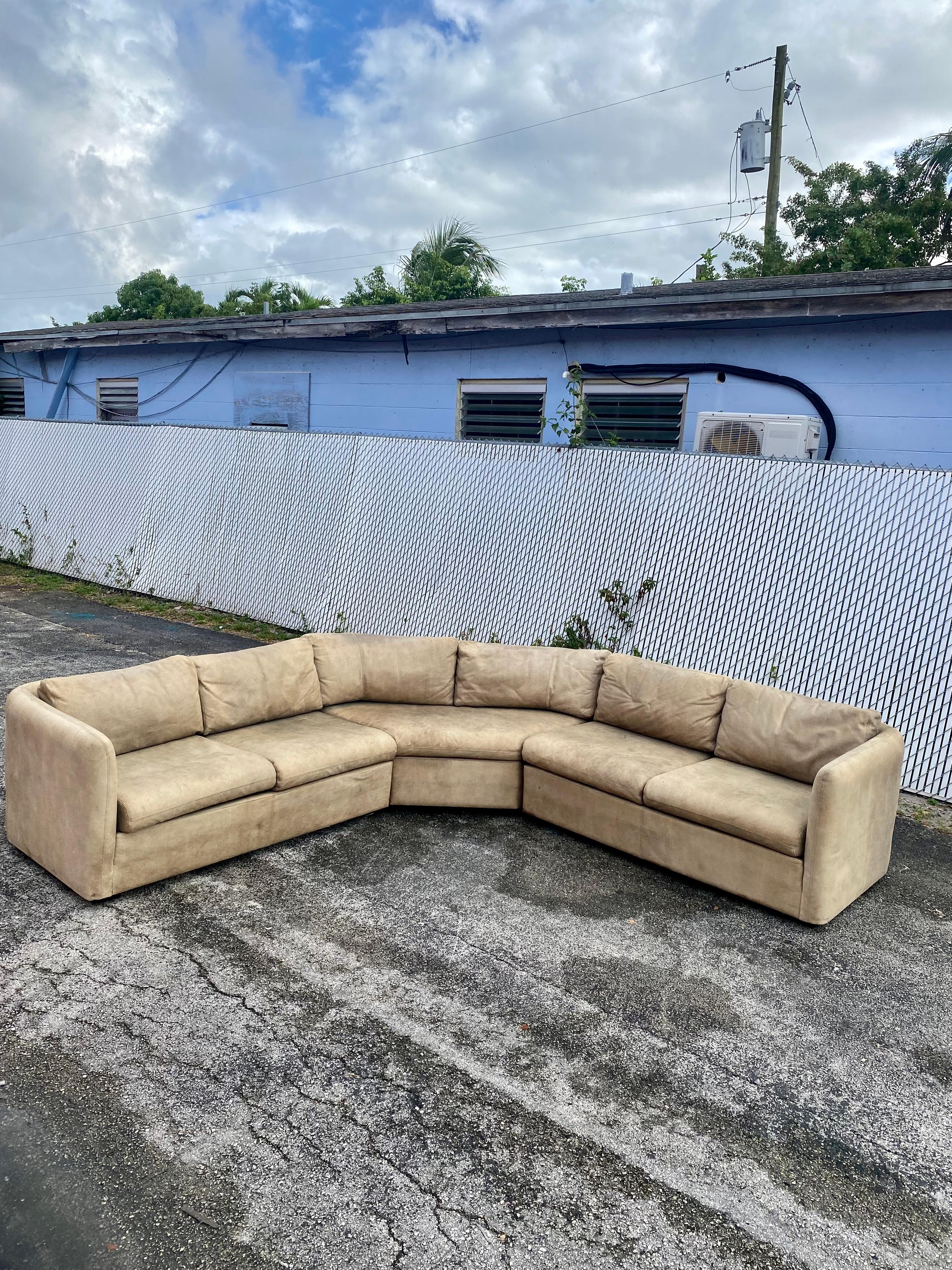 45 degree sectional